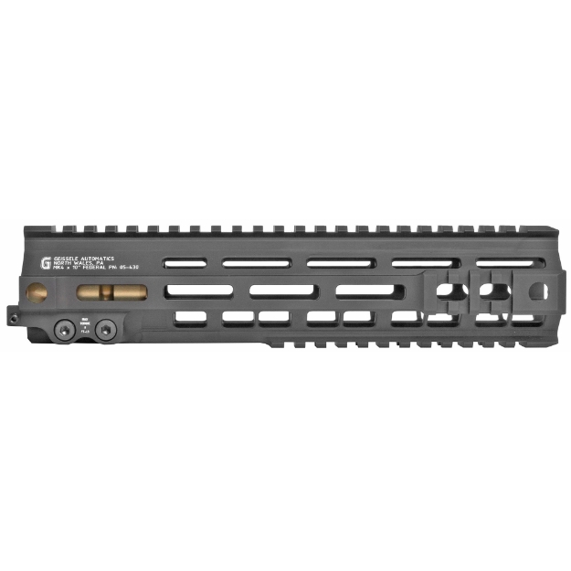 Picture of Geissele Automatics MK4 Federal  Super Modular Rail  10"  M-LOK  Black  Barrel Nut Wrench Sold Separately (GEI-02-243)  Gas Block Not Included 05-430B