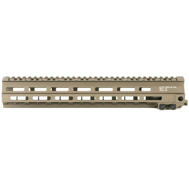 Picture of Geissele Automatics MK8  Super Modular Rail  Handguard  13.5"  M-LOK  Barrel Nut Wrench Sold Separately (GEI-02-243)  Gas Block Not Included  Desert Dirt Color  Product Finishes  Shade Variations and Other Imperfections Are Normal Due to the Manufacturing Process 05-285S