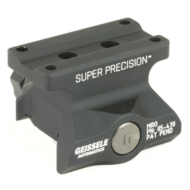 Picture of Geissele Automatics Super Precision  Mount  Fits Trijicon MRO  Lower 1/3 Co-Witness  Black 05-470B
