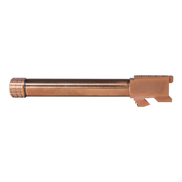 Picture of Grey Ghost Precision GGP-17  Match Grade Barrel  Threaded 1/2X28  9MM   DLC Finish  Copper  For Glock 17 Gen 3-4 BARREL-G17-5-T-COP