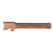 Picture of Grey Ghost Precision GGP-17  Match Grade Barrel  Threaded 1/2X28  9MM   DLC Finish  Copper  For Glock 17 Gen 3-4 BARREL-G17-5-T-COP