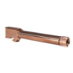 Picture of Grey Ghost Precision GGP-17  Match Grade Barrel  Threaded 1/2X28  9MM   DLC Finish  Copper  For Glock 17 Gen 3-4 BARREL-G17-5-T-COP