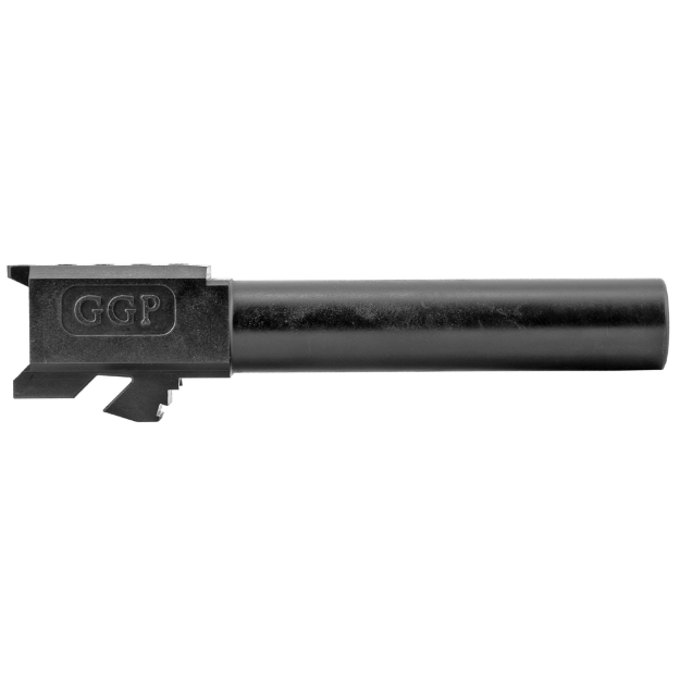 Picture of Grey Ghost Precision GGP-19  Match Grade Barrel  Fits Glock 19 Gen3-4  9MM  416R Stainless Steel  Black Nitride Finish BARREL-G19-NT-BN