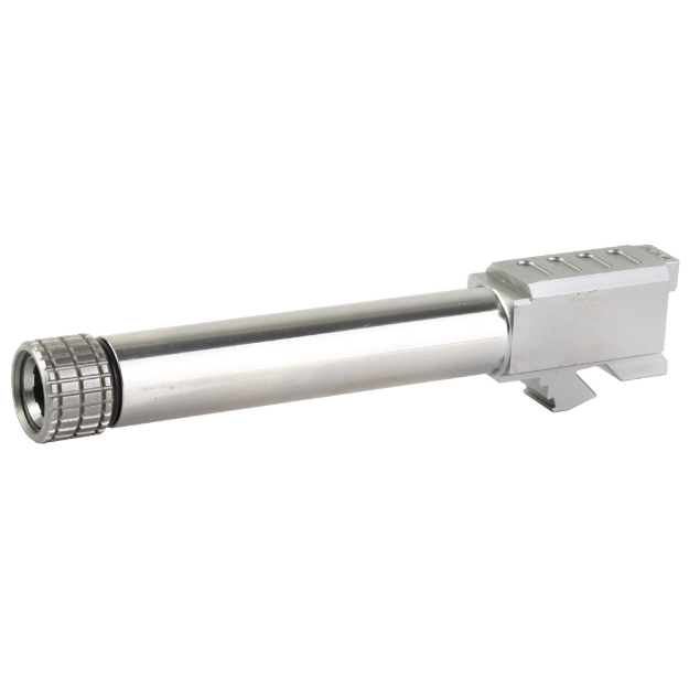 Picture of Grey Ghost Precision GGP-19  Match Grade Barrel  Threaded  Fits Glock 19 Gen3-4 Barrel  9MM  416R Stainless Steel  Non Coated BARREL-G19-T-NC
