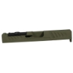 Picture of Grey Ghost Precision GGP-19 Stripped Slide  Version 5  Trijicon RMR/Leupold DPP Optic Cut  Cerakote Finish  Olive Drab Green  For Glock 19 Gen 3 GGP-19-3-OC-ODG-V5