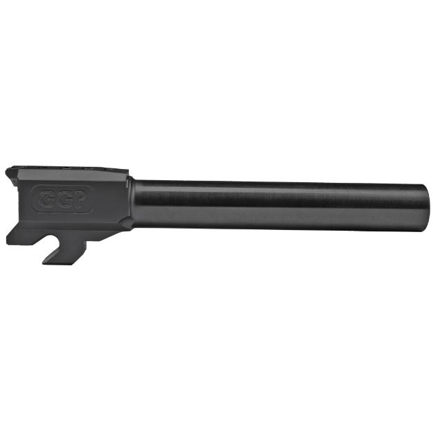 Picture of Grey Ghost Precision GGP320 Full Size  Match Grade Barrel  Fits Sig Sauer P320 Full Size  9MM  416R Stainless Steel  Black Nitride Finish BARREL-P320F-NT-BN
