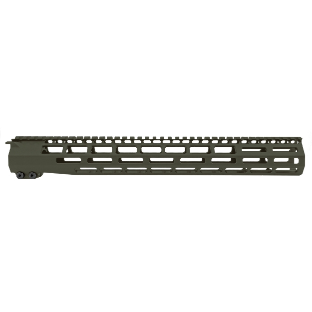 Picture of Grey Ghost Precision Handguard  MLOK  15"  Anodized Finish  Olive Drab Green  Fits AR-15 GGP55615HGOD