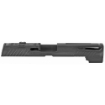 Picture of Grey Ghost Precision Stripped Slide  For Sig P320 Full Size  Dual Optic Cutout Compatible With Leupold DeltaPoint Pro  Trijicon RMR  Or Sig Romeo1 With Supplied Shim Plate (Correct Length screws Included)  Comes With A Custom G10 Cover Plate And Proper Screws For Use Without Optic Installed  Version 1 Slide Pattern  Black DLC Finish GGP320-F-BLK-1