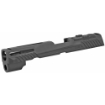 Picture of Grey Ghost Precision Stripped Slide  For Sig P320 Full Size  Dual Optic Cutout Compatible With Leupold DeltaPoint Pro  Trijicon RMR  Or Sig Romeo1 With Supplied Shim Plate (Correct Length screws Included)  Comes With A Custom G10 Cover Plate And Proper Screws For Use Without Optic Installed  Version 1 Slide Pattern  Black DLC Finish GGP320-F-BLK-1