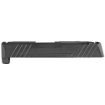 Picture of Grey Ghost Precision Stripped Slide  For Sig P365  Version 1  Optic Cutout Compatible With Shield RMS-C and ROMEO ZERO w/ Supplied Screws  Includes G10 Cover Plate When Not Running an Optic  Version 1 Slide Pattern  DLC Finish  Black GGP-365-BLK-1