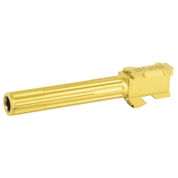 Picture of LanTac USA LLC 9INE  Barrel  9MM  Bronze  1:10  Fluted  Fits Glock 17 01-GB-G17-NTH-BRNZ
