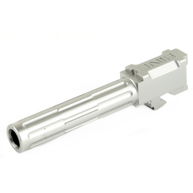 Picture of LanTac USA LLC 9INE  Barrel  9MM  Stainless  1:10  Fluted  Fits Glock 19 01-GB-G19-NTH-SS