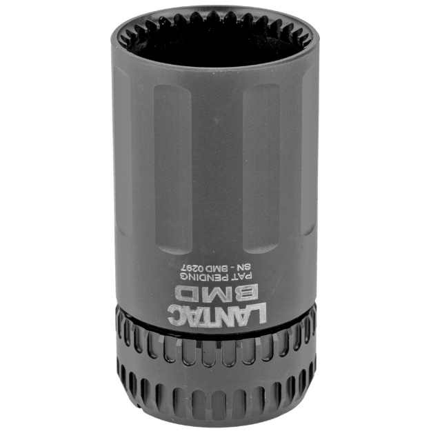 Picture of LanTac USA LLC BMD  Blast Diverter  308 Winchester  762NATO  Black  Blast Mitigation Device 01-MD-A3-BMD-COMP
