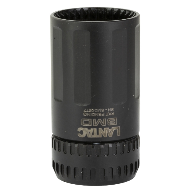 Picture of LanTac USA LLC BMD Gen2 (Blast Mitigation Device)  223 Rem/556NATO  Includes A2 Mounting Collar  Black Color 01-MD-A2-BMD-COMP