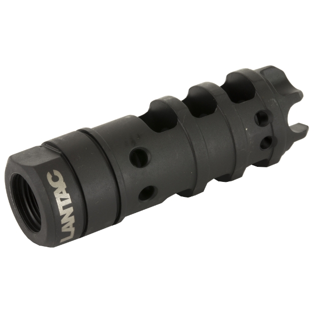 Picture of LanTac USA LLC Dragon  Muzzle Brake  9MM  Black Nitride Finish  Hardened Milspec Steel  1/2x28 Thread Pitch DGN9MMD