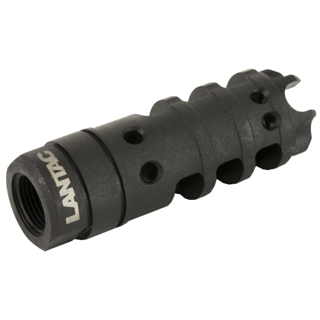 Picture of LanTac USA LLC Dragon  Muzzle Brake  9MM  Fits Sig MPX Pistol Only  Black Nitride Finish  Hardened Milspec Steel  M13.5X1LH Thread Pitch DGN9MMC
