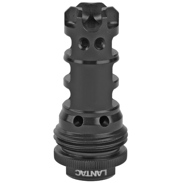 Picture of LanTac USA LLC Dragon  Muzzle Brake  ASR Quick Mount Suppressor Adapter  308 Winchester  Nitride  Hardened Milspec Steel  Black DGN762B-ASR