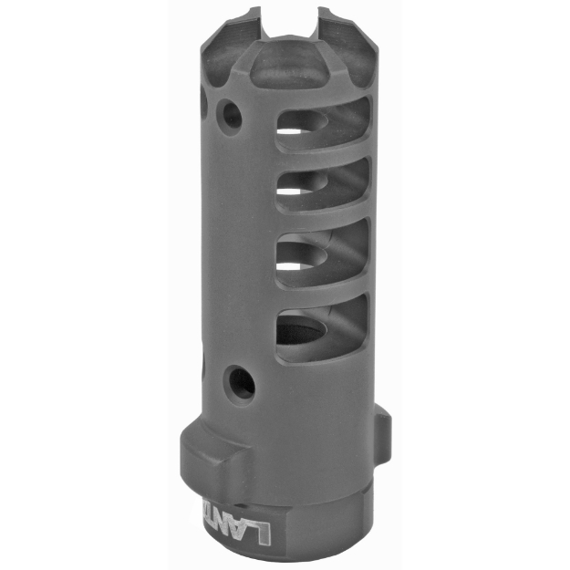 Picture of LanTac USA LLC Dragon  QD For GemTech  Muzzle Brake  308 Winchester  Black  Hardened Milspec Steel  AR  Nitride DGN762B-QM