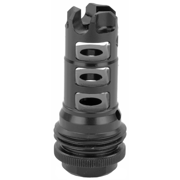 Picture of LanTac USA LLC Dragon  QD For SilencerCo ASR Quick Mount System  Muzzle Brake  223REM  Nitride  Hardened Milspec Steel  AR DGN556B-ASR