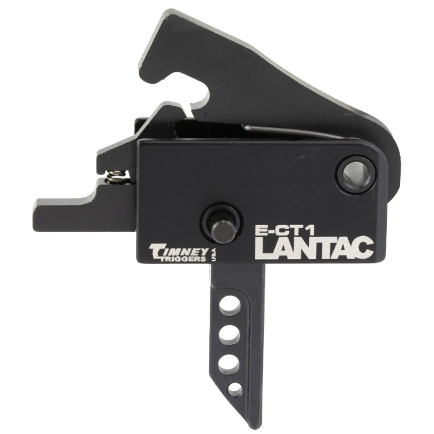 Picture of LanTac USA LLC ECT-1  Single Stage Trigger  3.5LB Pull Weight  Flat Shoe  Fits AR Pattern Receivers  Non-Adjustable  Anodized  Black 01-LP-ECT1F