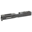 Picture of LanTac USA LLC Razorback Stripped Slide  Fits Gen 1-3 Glock 17  RMR Cut with Plate  DLC Finish  Black 01-GSS-GEN13-G17-LT