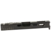 Picture of LanTac USA LLC Razorback Stripped Slide  Fits Gen 1-3 Glock 19  RMR Cut with Plate  DLC Finish  Black 01-GSS-GEN13-G19-LT