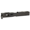Picture of LanTac USA LLC Razorback Stripped Slide  Fits Gen 1-3 Glock 19  RMR Cut with Plate  DLC Finish  Black 01-GSS-GEN13-G19-LT
