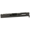 Picture of LanTac USA LLC Razorback Stripped Slide  Fits Gen 4 Glock 17  RMR Cut with Plate  DLC Finish  Black 01-GSS-GEN4-G17-LT