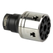 Picture of LanTac USA LLC Stingray Nonlinear Compensator  1/2-28 Thread Pitch  Stainless Steel  Silver STG556C-SS
