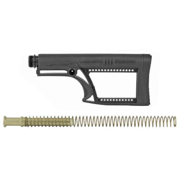 Picture of Luth-AR MBA-2 Stock With Buffer Assembly  A2 Extension Tube  Standard Buffer  .223 Buffer Spring  Fixed  Black MBA-2K