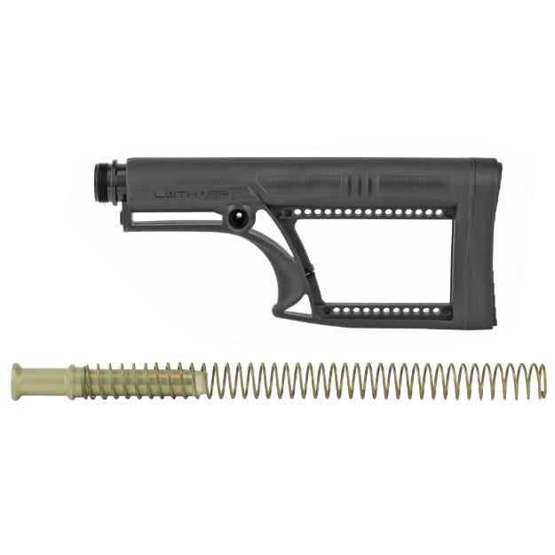 Picture of Luth-AR MBA-2 Stock With Buffer Assembly  A2 Extension Tube  Standard Buffer  .308 Buffer Spring  Fixed  Black MBA-2K308