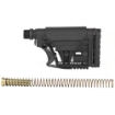 Picture of Luth-AR MBA-3 Stock With Buffer Assembly  Mil-Spec Dia 6-Position Carbine Buffer Tube  .223/5.56 Buffer  Buffer Spring  Latch Plate and Lock Ring  Adjustable Length of Pull/Cheek Height/Butt Plate  Fits AR-15  Black MBA-3K-M