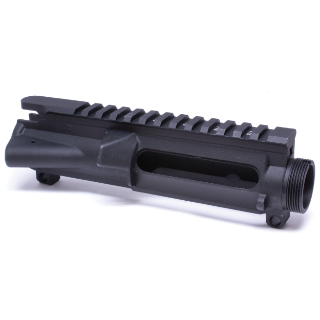 Picture of Luth-AR Stripped NC15 Forged Upper Receiver  Manufactured from 7075-T6 Aluminum  Hard-Coat Anodized  Features Upper Picatinny Rail for Mounting Optics and Accessories FTT-EA