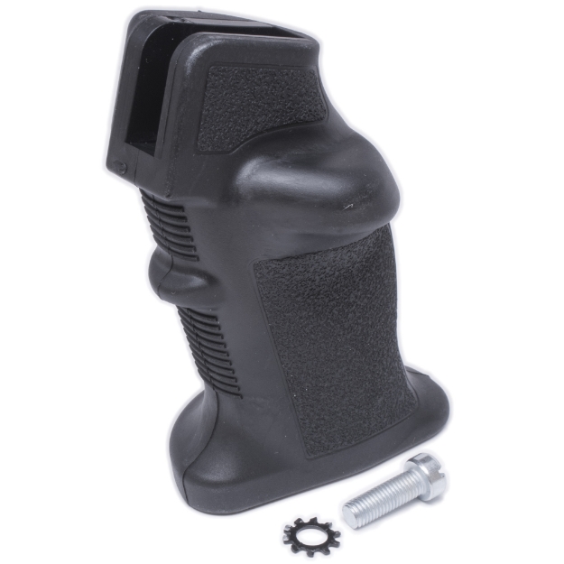 Picture of Luth-AR The Chubby Grip  Full Palm Swell Fills the Hand  Textured for Non-slip Grip  Left Side Thumb Rest  Black PG-01