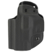 Picture of Mission First Tactical Hybrid Holster  Inside Waistband Holster  Ambidextrous  Fits S&W Shield  Kydex with Leather Shell  Includes 1.5" Belt Attachment  Black H3-SAW-1-BLK2