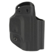 Picture of Mission First Tactical Hybrid Holster  Inside Waistband Holster  Ambidextrous  Fits S&W Shield  Kydex with Leather Shell  Includes 1.5" Belt Attachment  Black H3-SAW-1-BLK2