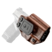 Picture of Mission First Tactical Hybrid Holster  Inside Waistband Holster  Ambidextrous  Fits Springfield Prodigy 4.25"  Kydex with Leather Shell  Includes 1.5" Belt Attachment  Brown H3-SFD-3-BR1