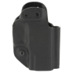 Picture of Mission First Tactical Hybrid Holster  Inside Waistband Holster  Ambidextrous  Fits Taurus PT111/G2/G2C/G2S/G3c  Kydex with Leather Shell  Includes 1.5" Belt Attachment  Black H3-TU-1-BLK2