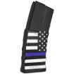 Picture of Mission First Tactical Magazine  223 Remington  556NATO  Fits AR-15  30 Rounds  Blue Line American Flag EXDPM556D-AMB1