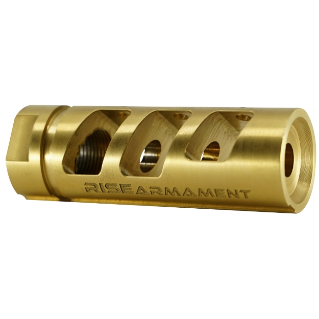 Picture of Rise Armament Compensator  223 Remington  556NATO  Gold  1/2X28 RA-701-223-TIN