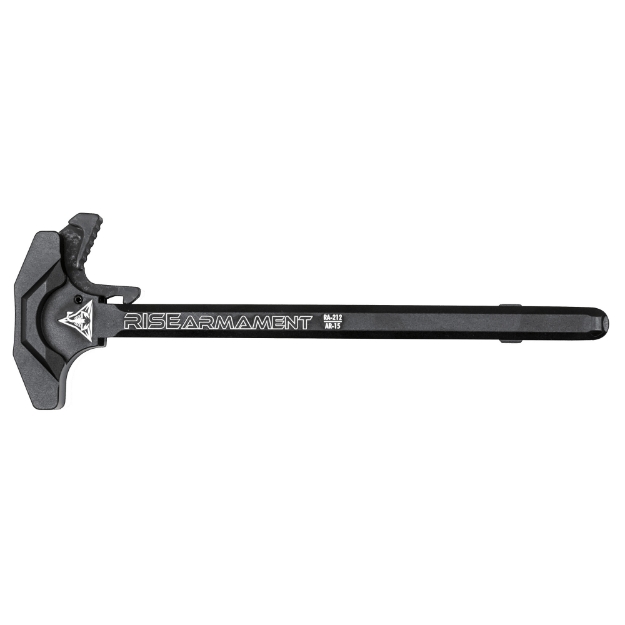 Picture of Rise Armament Extended Latch Charging Handle  Fits AR-15  Anodized Finish  Black RA-212-BLK