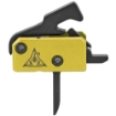 Picture of Rise Armament Flat Super Sporting Trigger with Anti-Walk Pins  "Don't Tread On Me" Logo Edition RA-140F-DTOM