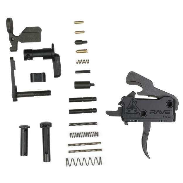 Picture of Rise Armament Rave  Single Stage Trigger  Includes Lower Parts Kit  Fits AR-15  Black T017-12003