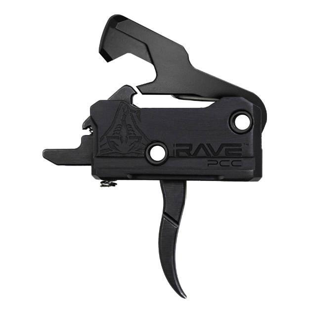 Picture of Rise Armament RAVE-PCC Trigger  Nitride Finish  Black  Includes Anti-Walk Pins T017-PCC-BLK