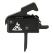 Picture of Rise Armament Super Sporting Trigger  Live Free or Die  Flat Trigger  Anodized Finish  Black and White  Includes Anti-Walk Pins RA-140F-LFOD-AWP