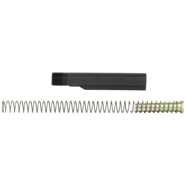 Picture of Sons of Liberty Gun Works A5 Buffer System  Buffer Tube Complete Assembly  9 Position A5 Buffer Tube  Sprinco Green Spring  A5H2 Buffer  FCD Castle Nut and Quick Detach End Plate  Fits AR Rifles  Black A5KIT