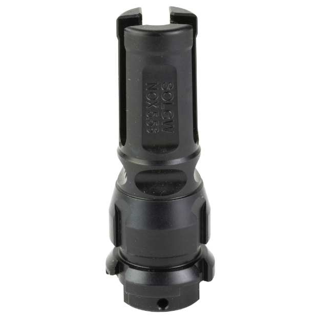 Picture of Sons of Liberty Gun Works NOX  Flash Hider  223 Remington/556NATO  Nitride Finish  Black  1/2X28  Fits Dead Air Armament Suppressors and KeyMount Accessories  Includes Timing Shims NOX-556