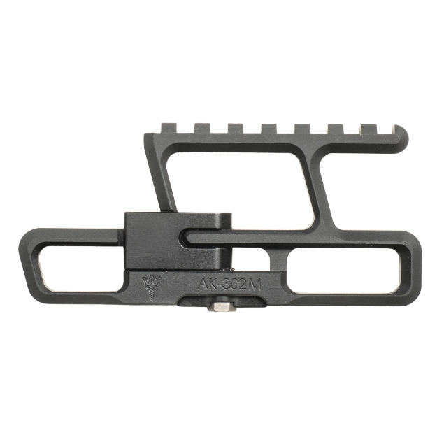 Picture of RS Regulate Rear Biased Lower  Modular Side Mount  Fits AKM Type Rifles  Matte Finish  Black  Not Compatible with Folding Stocks AK-302M