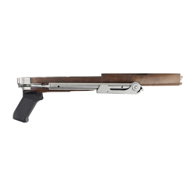 Picture of Samson Manufacturing Corp. A-TM  Folding Stock  Fits Ruger Mini-14  Brown and Silver 10-00001-00
