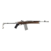 Picture of Samson Manufacturing Corp. A-TM  Folding Stock  Fits Ruger Mini-14  Brown and Silver 10-00001-00